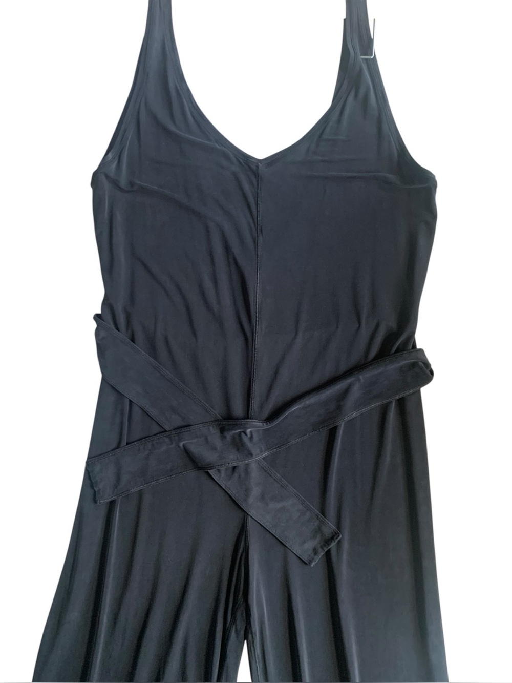 Lululemon Principal Dancer Jumpsuit - Romper Black Wide Leg Flowy Draped *Rare* - Picture 12 of 14